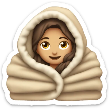 Cozy blanket sticker