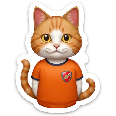 gato ocn polera del arsenal sticker