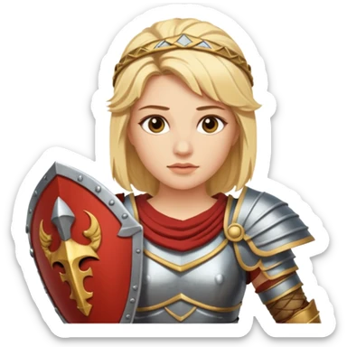 trojans being led by a woman sticker