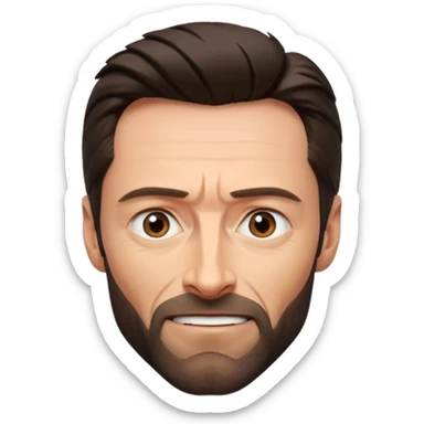 hugh jackman sticker