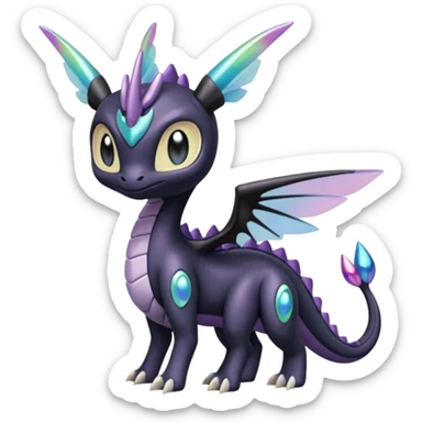 Meloetta-Cresselia-Palkia-Spyro-Toothless-Stitch-Pokémon-Fakémon-creature-hybrid sticker