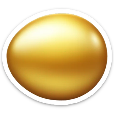 Shiny golden egg  sticker