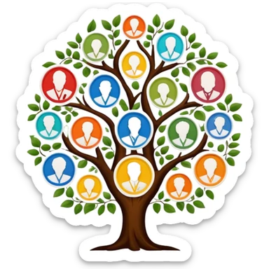 created a highly detailed but manly looking family genealogy logo with multiple colors and make sure to include the name Odlin sticker