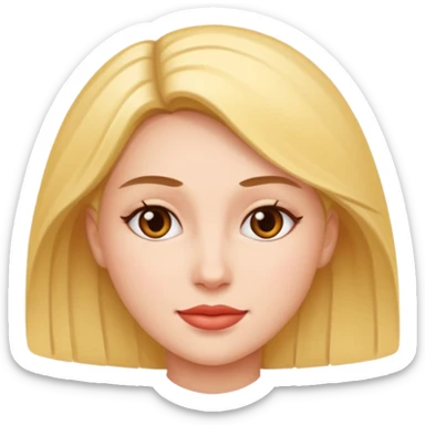 present woman sticker