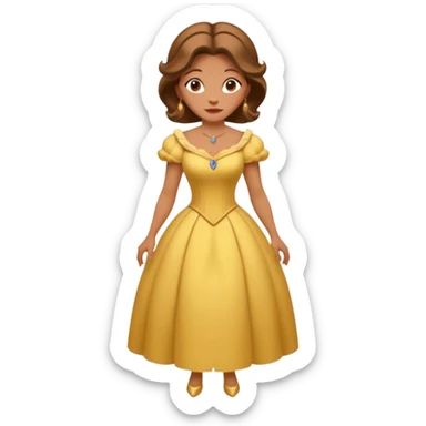 A middle-aged lady character from the fairy tale Beauty and the Beast — she was turned into a wardrobe and is around 40 years old. Based on the wardrobe’s original form, she has an anthropomorphic face. sticker