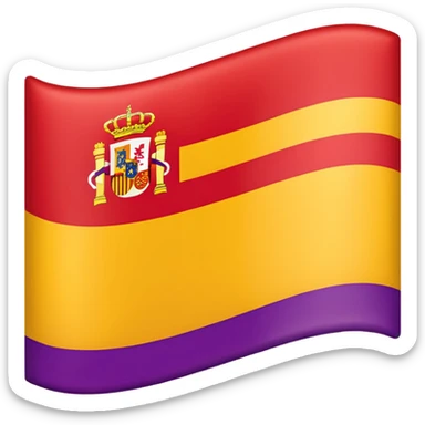 Bandera republicana española sticker