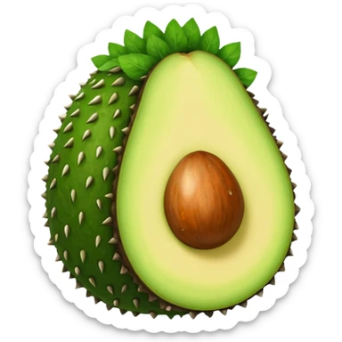  hedgehog avocado 🦔🥑   sticker