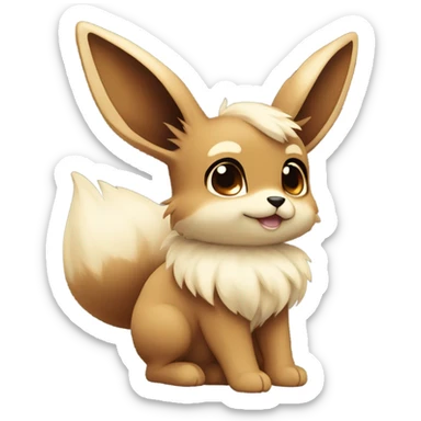 Pokemon eevee  sticker