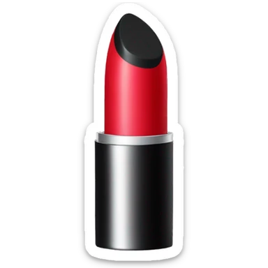 A lipstick tube with black base  sticker