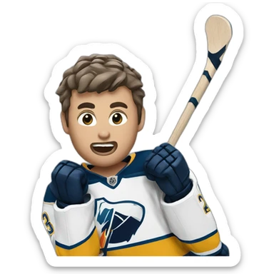 avalanche hockey player emoting sticker