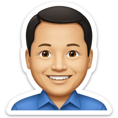 prabowo with text "oke gas" sticker