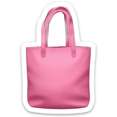 Pink totebag sticker