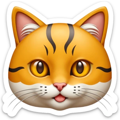 Elinde bicak olan caliko cinsi bir kedi tasma vs hiç bir sey olmasın üstünde bıçağı elinde tutsun gözleride bal rengi sticker