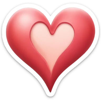 A special heart for me and my girlfriend sticker