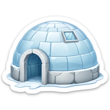 different type of igloo  sticker