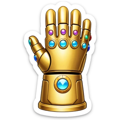 Guante del infinito sticker