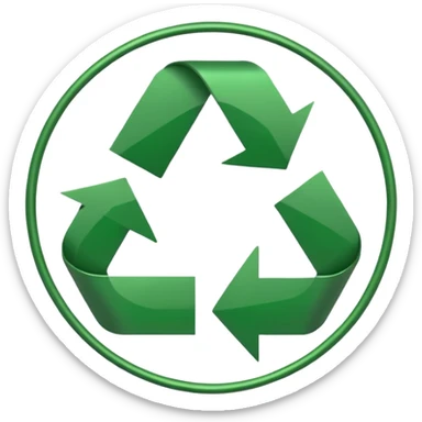 Recycling Symbol sticker