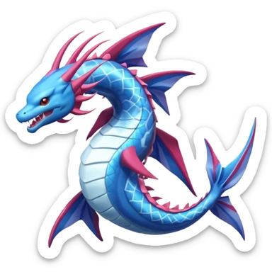 Gyarados-Suicune-Kyogre-fusion, full body sticker