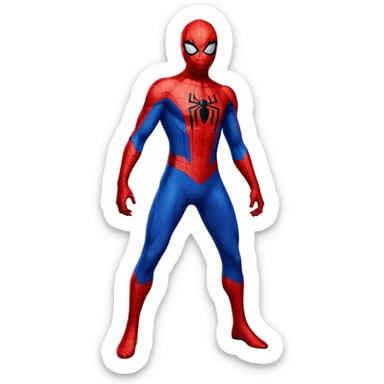 Spider man from marvels spider man 2 for ps5 sticker