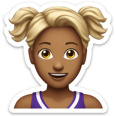 Allstar cheerleader sticker