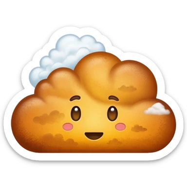 A huge fart stinky sticker