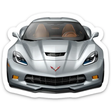 Corvette grey  sticker