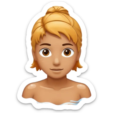 Artistic swimmer sticker