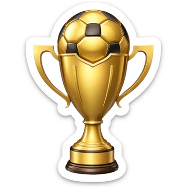 create an airbnb category icon that looks like a fifa world cup trohy sticker