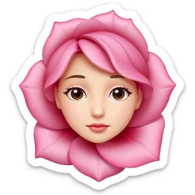 Rose from the little prince  sticker