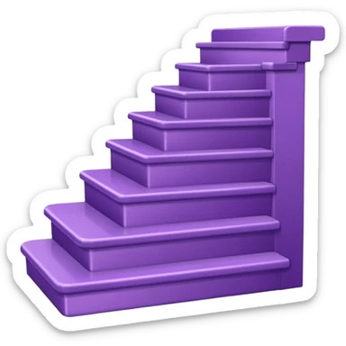 42-foot purple steps in floor map way to wardrobe sticker