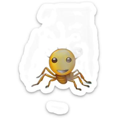 lice insect in a playground slide sticker