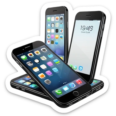 smartphone, modern cell phone sticker