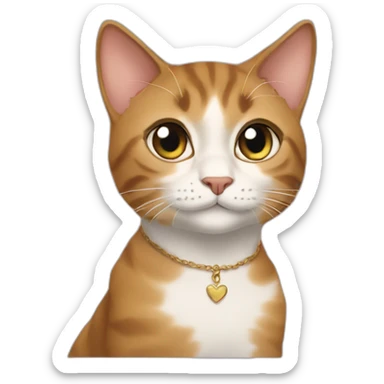 Anastasia love cats sticker