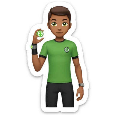 Ben 10 RACE AGAINST TIME crashes Ben 10 classic  sticker