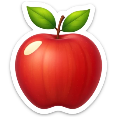 Crea una manzana sticker