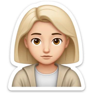 Whatever shrug sticker