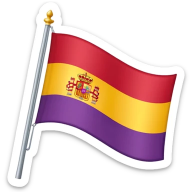 Bandera republicana española sticker