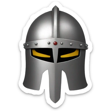 crusader helmet sticker