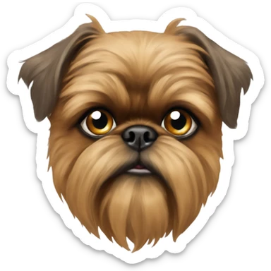 Brussels griffon sticker