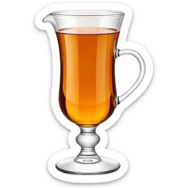 Turkish tea glass in “ince belli bardak” sticker