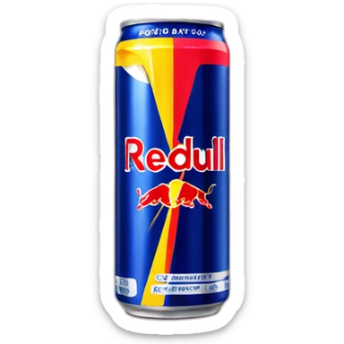 Energy drink redbull sticker