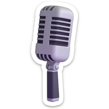 microphone emoji sticker