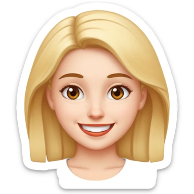 girl rizzing somebody up sticker