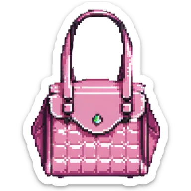 pink purse sticker