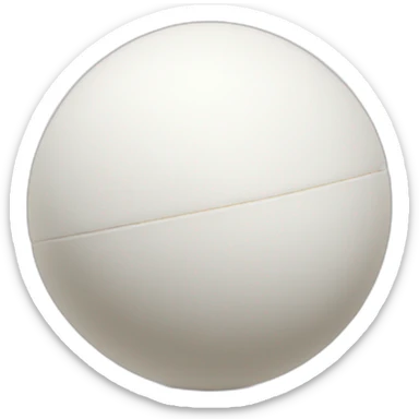 a ping pong ball floating sticker