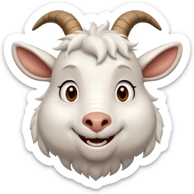 Lupe (goat) from the Ferdinand Disney movie sticker