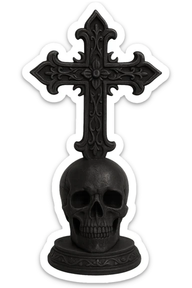 goth object, remove background  sticker