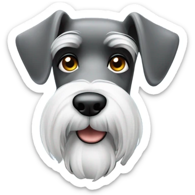 mini schnauzer  sticker