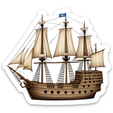 18th century Navy ship sticker