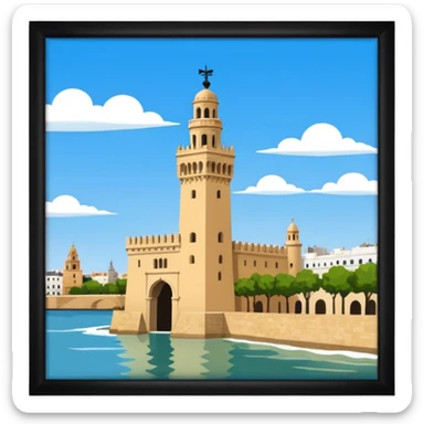 Torre del Oro Seville sticker
